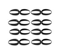 4 coppie di eliche da 5,1 pollici CW CCW PC Materiale compatibile con - Donut 5145 RC FPV Racing Drones(BLACK)