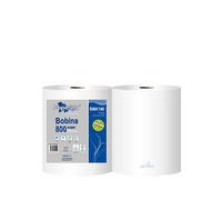4 coppie di rotoloni asciugatutto paper blu, super 800