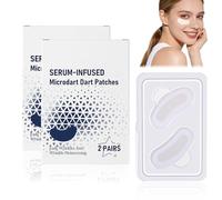 4 Coppie Microneedling Eye Patches, Patch Occhi con Microaghi Microneedling Eye Patches con Acido Ialuronico Idratano, Riducono Borse e Occhiaie