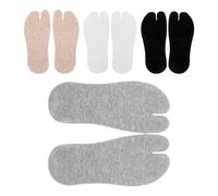 4 coppie no show calzini antiscivolo unisex calze sportive calze a due dita