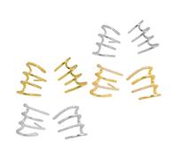 4 coppie orecchini artigli cuff da donna orecchini di cuffia per donne