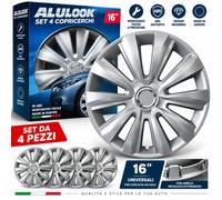 Cora Set 4 Copricerchi 16'' Alulook Delta S_0287_40646 Auto, Moto E Nautica