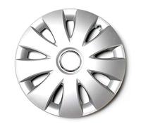 4 Copricerchi Borchie Argento Modello AURAR (16 Pollici)