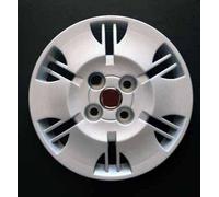4 COPRICERCHI COPPE BORCHIE PER FIAT PANDA DYNAMIC ROSSO 13"