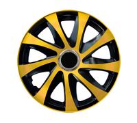 4 copricerchi diametro da 15" colore nero oro Drift