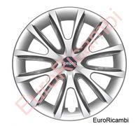 4 COPRICERCHI UNIVERSALI 14" GRIGI + SET INSERTI COLORATI GRIGIO DARK GREY FARAD