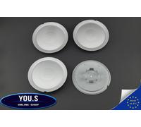 4 Coprimozzi Senza Logo - Esterno 147,0 Mm Interno 57,0 Mm - NUOVO