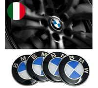 4 Coprimozzo Adesivi 65mm Compatibili Per BMW Serie 1 2 3 5 6 7 M Z X Cerchi