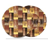 4 COPRISEDIA CON FASCIA ELASTICA ROTONDO PATCHWORK SEDIA CUCINA MODERNO