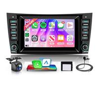 4 Core 64G Wireless Carplay Android Autoradio per Mercedes Benz E/G/CLK/CLS Class W209 W211 W219 W463 2002-2010 7 Pollici Autoradio Android Auto GPS Navi WiFi Bluetooth FM/RDS EQ Telecamera Posteriore