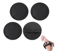 4 Counts Shower and Bath Tool, Exfoliating Body Scrubber Set, Hygienic Silicone Bristles for Gentle Cleansing & Dead Skin Removal, Eco-Friendly, Non-Slip Grip (4pcs-Coarse lines-Finger)