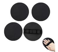 4 Counts Shower and Bath Tool, Exfoliating Body Scrubber Set, Hygienic Silicone Bristles for Gentle Cleansing & Dead Skin Removal, Eco-Friendly, Non-Slip Grip (4pcs-Fine lines-Bandage)