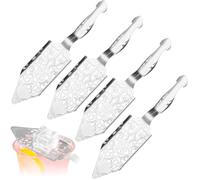 4 cucchiai per assenzio, in acciaio inox, cucchiai per assenzio, cucchiaio per assenzio, cucchiaio per bere, cucchiaio per cocktail bar, in acciaio inox 304 (stile vintage absinthe spoon) (stile 1)