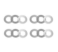 4 cuscinetti a rulli assiali AXK2035 20 x 35 x 2 mm, 4 alberi del timone per navi Axk2035 e frantoi aggregati progettati per un uso duraturo con una durata adeguata e coerente