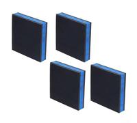 4 cuscinetti ammortizzatori in gomma 100x100x22.3mm cuscinetto di isolamento meccanico degli urti per compressori d'aria Unità di condizionamento d'aria centrale senza condotto mini pompe di calore