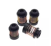 4 cuscinetti antivibranti for compressore frigorifero, cuscinetti a molla antivibranti for congelatore, cuscinetti in gomma antivibranti for compressore, riduzione silenziosa del rumore, accessori di