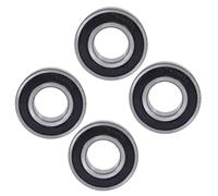 4 cuscinetti compatti a sfera metrici mozzo ruota rimorchio sigillati ID25 x ...