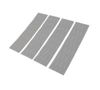 4 cuscinetti di trazione per tavola da surf, design antiscivolo, elegante e versatile per skimboard, kayak (grigio), Grigio