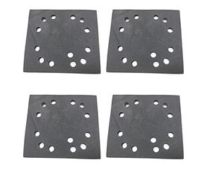 4 cuscinetti e abrasivi SPD18 1/4 foglio, 8 fori bastone su quadrato levigatura Pad per Dewalt 151280-00, 151284-00SV