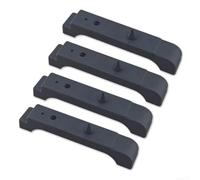 4 Cuscinetti Gomma Radiatore 4 Nuclei per chevy 1968-1981 4 Cuscinetti | 4 , gomma nera , inserti metallici, per radiatori 4 nuclei, anni 1968-1981
