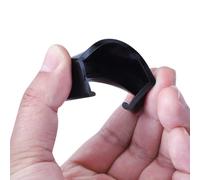 4 cuscinetti in gomma antiscivolo per morse da tavolo, protezione per morsa da banco, set da 50 mm, 60 mm, 70 mm, 80 mm, compatibili con piccoli morsetti da officina, neri (70 mm)