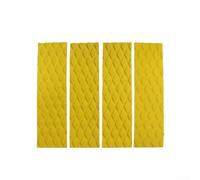 4 cuscinetti per tavola da surf in EVA con scanalatura diamantata per migliorare la sicurezza e le prestazioni del surf (giallo 4)