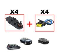 4 Custodia Modulo Temic Con Presa Compatibile Renault CLIO 3 ESPACE 4 LAGUNA 2