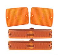 4 Custodie Indicatori di Direzione Laterali per ambra per Jeep per wrangler YJ, Luci di Ingombro Sostituzione OE, Accessori per Modelli 87-95