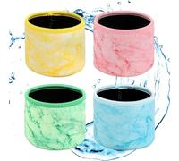 4 custodie isolate per e, in neoprene per Ninja Creami Deluxe, riutilizzabili, per contenitori per gelatiere Deluxe della serie NC501, NC-500