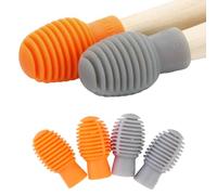 4 da Confezione Silenziatori per Bacchette Accessori Batteria Bacchette Batteria Elettroniche Bacchette Silenziose Che Consentono di Esercitarsi in Silenzio senza Un Tappetino per Esercitarsi