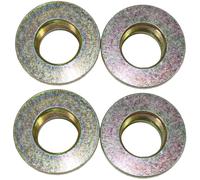 4 dadi asse mozzo rimorchio M30 30 mm dado flangia un colpo per rimorchi Ifor...