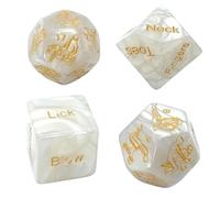 4 Dadi Gioco di Coppia Gioco in Camera, di Dadi per Flirtare Imposta Giochi per Adulti Divertenti da Dadi del Sesso Gioco, Letto Regalo San valentino Luna di Miele Festa di Addio al Celibato