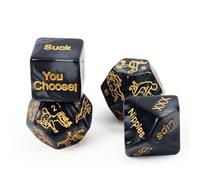 4 dadi per appuntamenti notturni per coppie, regali di San Valentino per lei idee per appuntamenti notturni dadi dopo il buio edizione gioco anniversario per lui lei, idee regalo per coppie portatili