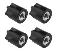 4 dadi per cerchioni RC, in metallo, M4, per veicoli a catena 1/10 RC, TRX4, assiale, SCX10, 90046, D90, MST, colore nero