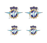 4 Decal Adesivi Stickers MV AGUSTA 2 da Serbatoio 2 da Codone