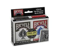 4 Decks Bicycle Rider Back Standard Index 2 Black 2 Red Playing Poker Cards Usa