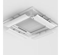 4 Deflettore Condizionatore d'Aria da Soffitto, Deflettori per Bocchette d'Aria Centralizzate da 50 a 70 cm, Parabrezza Antivento e Protezione Contro Il Flusso d'Aria Diretto