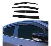 4 deflettori antivento compatibili con Dacia Sandero 2021-2024 acrilico scuro