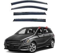 4 Deflettori D'aria Per Auto Per W246 2012-2018, Visiere Antivento Anteriori E Posteriori Per Finestrini Laterali, Antipioggia E Antifumo Parasole Auto