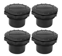 4 Deflettori Per Presa D'aria Condizionata Da Cruscotto Foro Da 60 Mm Stile Manopola Universale Neri Auto Presa Aria Condizionata