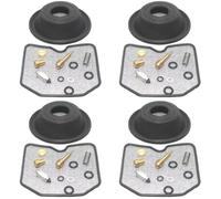 4 di riparazione del carburatore set per GSF600S 1996-2003 GSF600 GSF 600 Compatibile con parti galleggianti del diaframma a getto a getto principale(2A)
