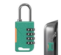 - 4 Digit Weather Resistant Security Padlock | Zinc Alloy Heavy Duty Outdoor , For Home Suitcase Box Luggage Case Bags