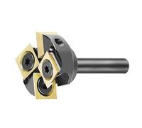 4 dischi per flauto piatto router bit 1/4 "leghe di gambo inserire la pancetta superfici per la lavorazione del legno morbido legno duro lavorazione del legno router