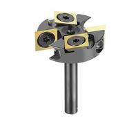 4 dischi per flauto piatto router bit 1/4 "leghe di gambo inserire la pancetta superfici per la lavorazione del legno morbido legno duro lavorazione del legno router