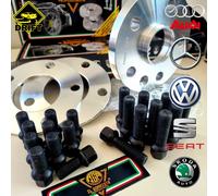 4 DIST 5x112 da 5+12 mm +BULLONI NENRI xVW GOLF V VI VII AUDI A3 8P - A4 B6 B7