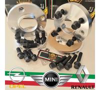 4 DISTANZIALI 16+16 mm 4x100 56.1+ BULLONI NERI 12x1.5 X MINI ONE COOPER R50 R53