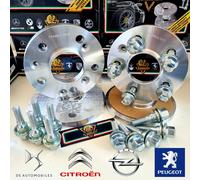 4 DISTANZIALI 16+20mm 5x108 65.1 +20 BULLONI PIATTI PER OPEL GRANDLAND-X E MOKKA