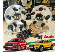 4 DISTANZIALI 5x112 57.1 da 20+20 + 20 BULLONI NERI PER AUDI TT S RS ROADSTER 8J