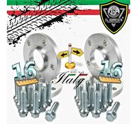 4 DISTANZIALI da 16 +16mm 5/120/72,6 + 20 BULLONI x BMW X1 E84 E48 X3 E83 F25 X4