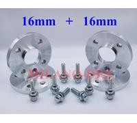 4 DISTANZIALI RUOTA 16mm+16mm CITROEN C2 - C3 Bullone PIATTO OEM